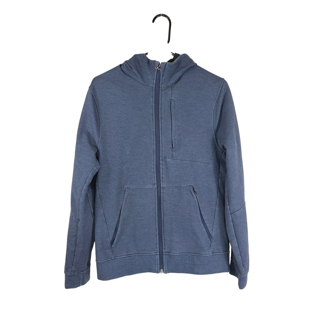 Lululemon City Sweat Full Zip Hoodie Men's Heathered Blue Size Small